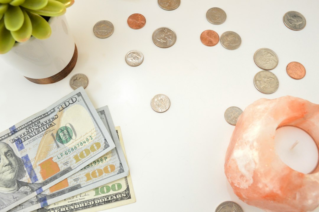 Dinero reservado para presupuesto mensual de alimentación