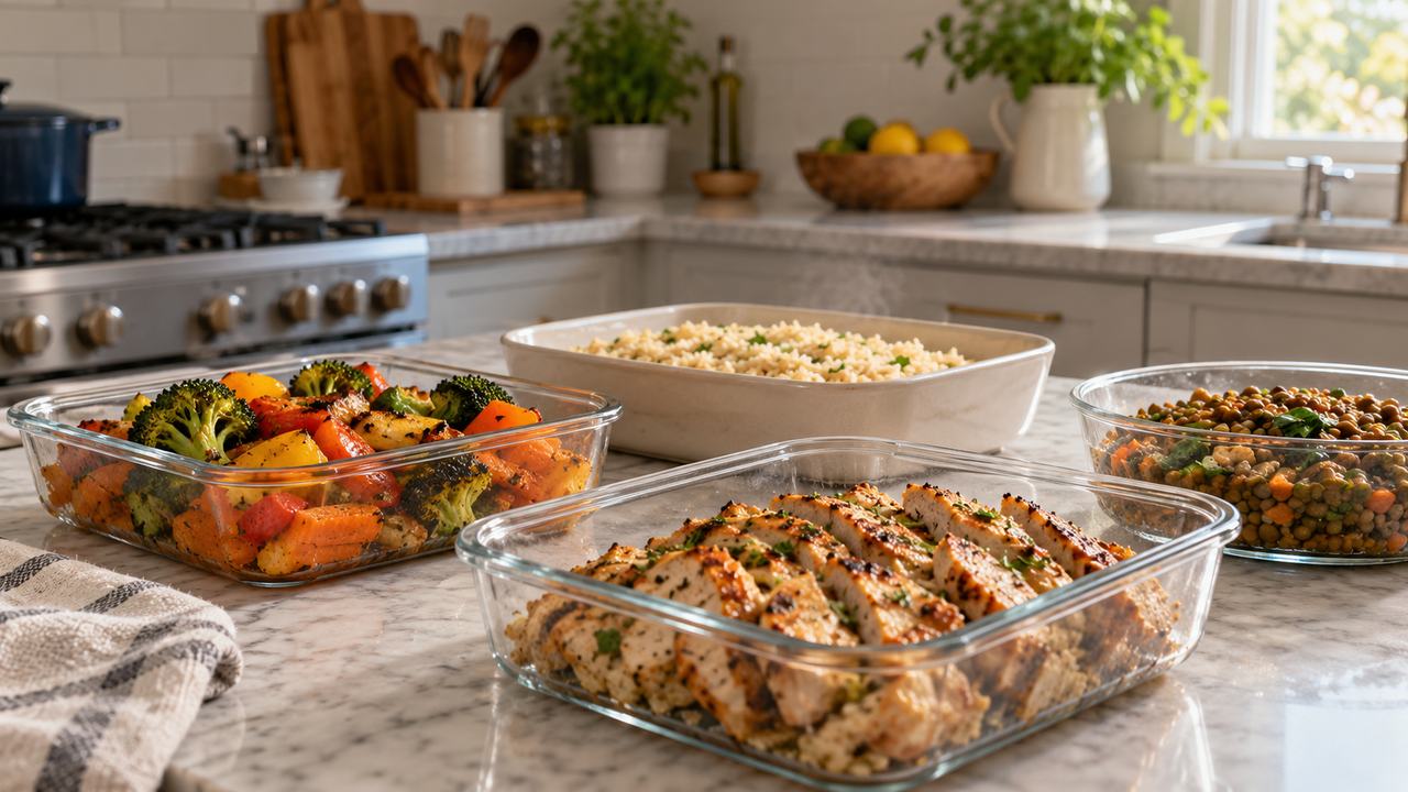 Preparaciones cocinadas en recipientes poco profundos antes de refrigerarlas